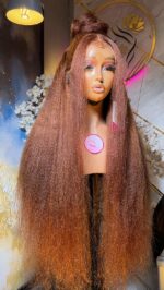 Yaki Straight Wig – 28” | Custom Colored | 300g | 13×6 HD Frontal - Image 5