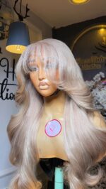 Custom-Toned Raw Bounce Wig in Blonde – 24” with 13x6 HD Frontal (400g)