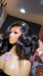 Raw Bounce HD Closure Wig – 12” Full-Bodied Luxury Edition