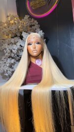 Raw Blonde Elegance HD Wig – 32” Natural Straight - Image 3