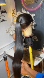 Natural Straight 28” HD 360 Lace 300g Wig