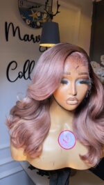 Raw Blonde Bounce HD Frontal Wig – 18” Custom-Colored Luxury Edition - Image 3