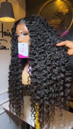 Burmese Curls HD Closure Wig – 28” Full-Volume Luxury Edition - Image 2