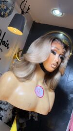 Raw Bounce HD Closure Wig – 12” Custom-Colored Luxury Edition - Image 4