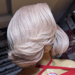 SASA Virgin Bounce Wig – 10” | Different color options| 200g | 5×5 HD Closure