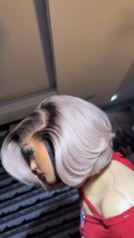 SASA Virgin Bounce Wig – 10” | Different color options| 200g | 5×5 HD Closure - Image 5