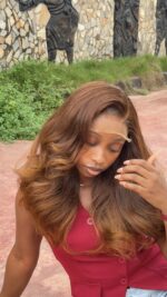 Donor Wavy Layered Units– 18” | 300g | 5×5 Closure( Custom color) - Image 9