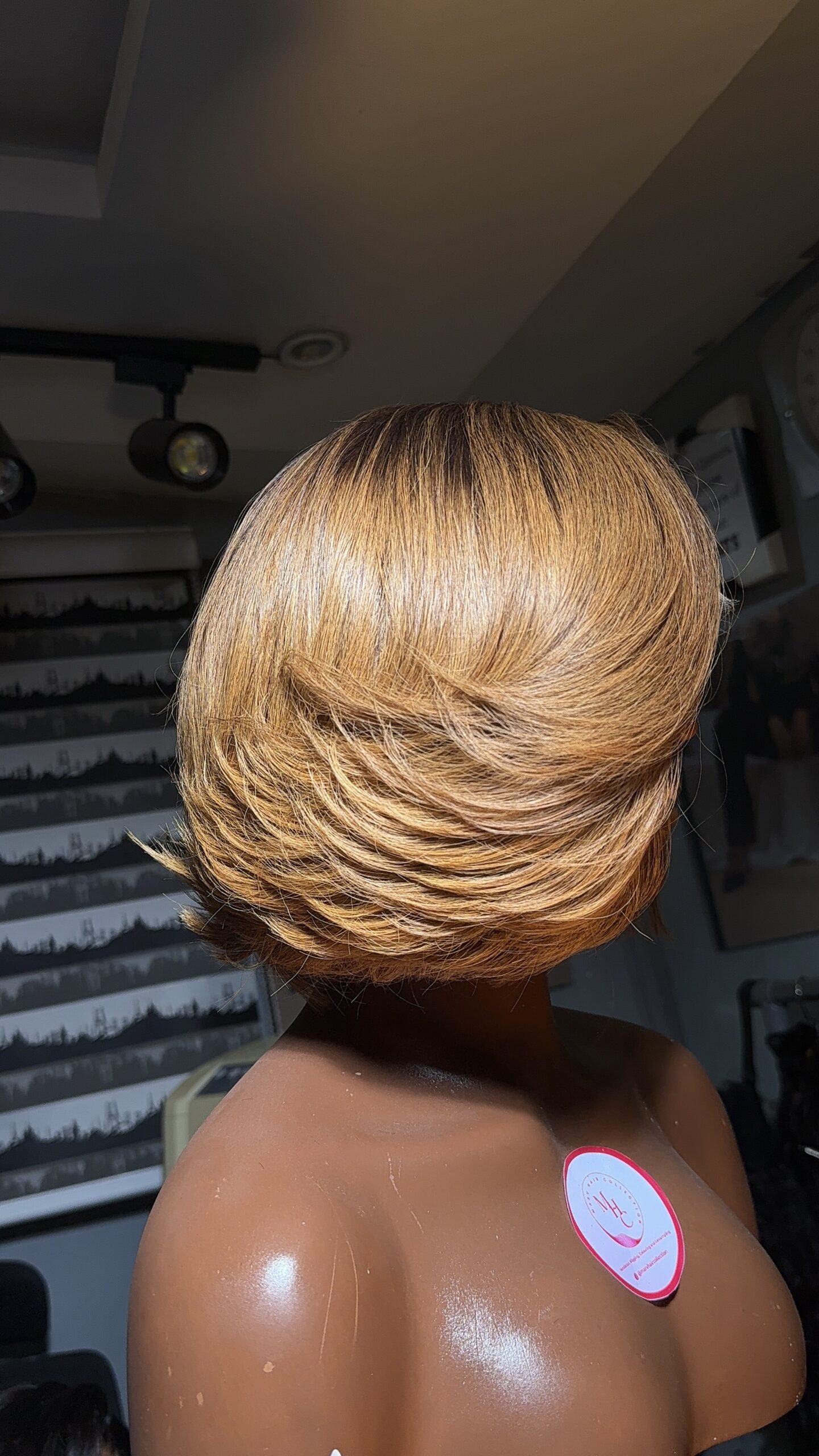 SASA Virgin Bounce Wig – 10” | Different color options| 200g | 5×5 HD Closure - Image 2